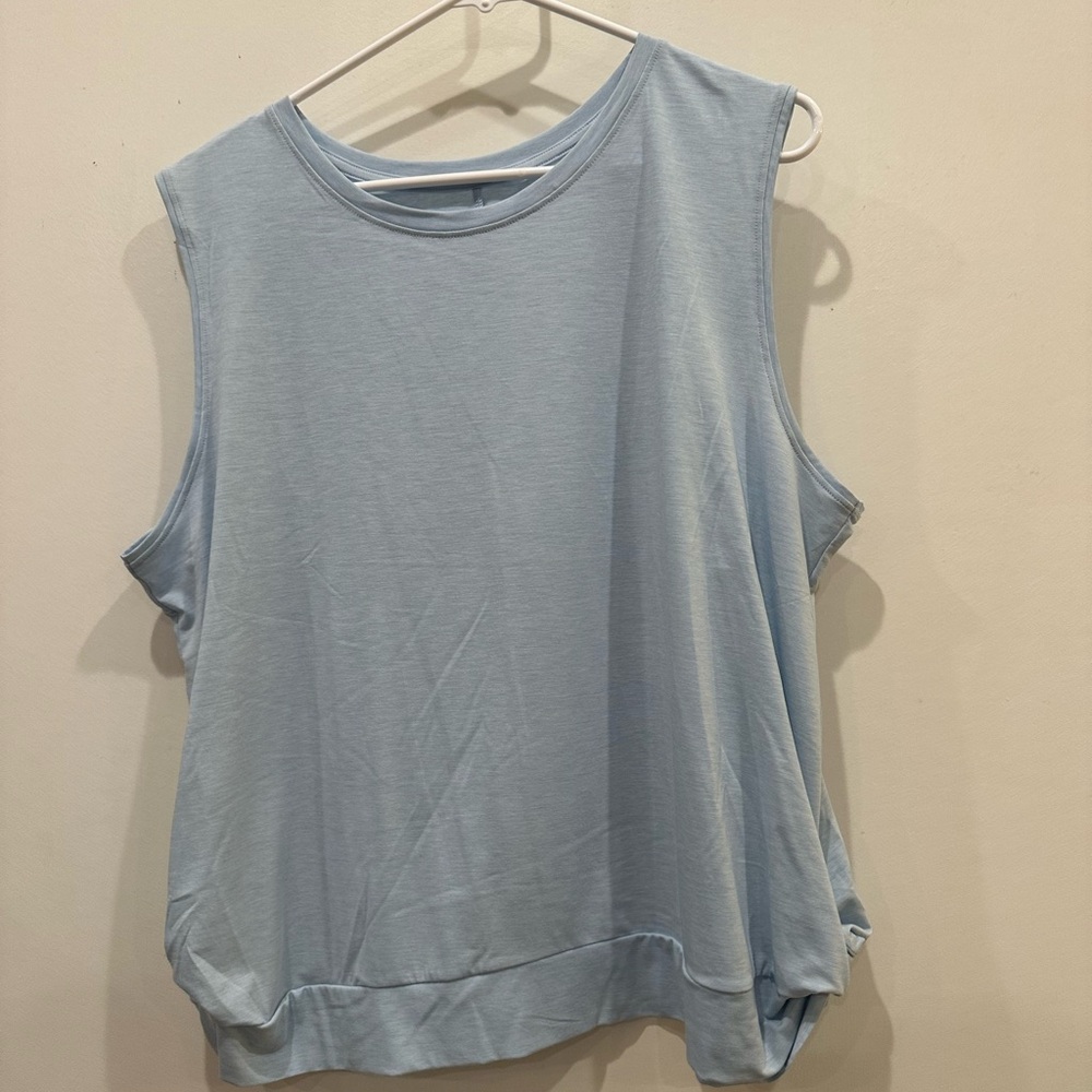 Target Light Blue Muscle Tee